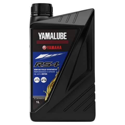 Yamalube RS4 15W-50, plně syntetický olej 1L, ECM-65041-01-04