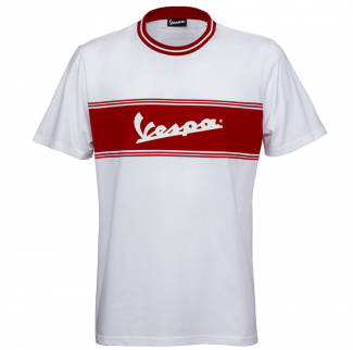 Tričko Vespa Racing Sixties bílé, 607507M01W